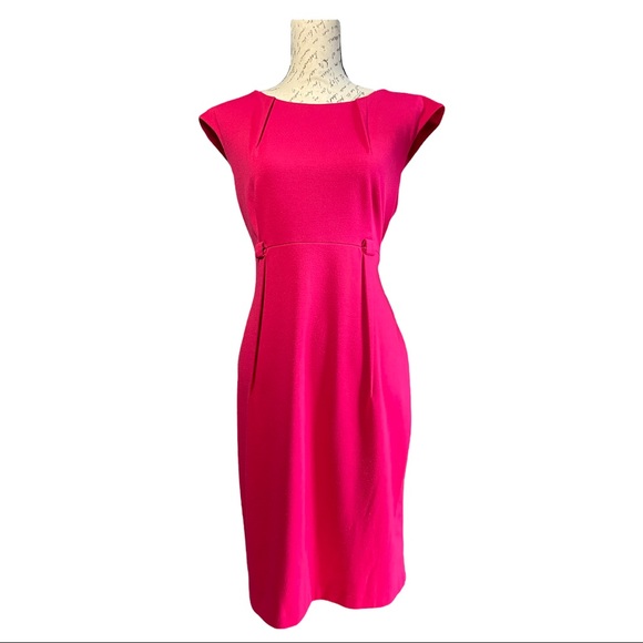 Calvin Klein Dresses & Skirts - Calvin Klein Hibiscus Pink Dress Size 12